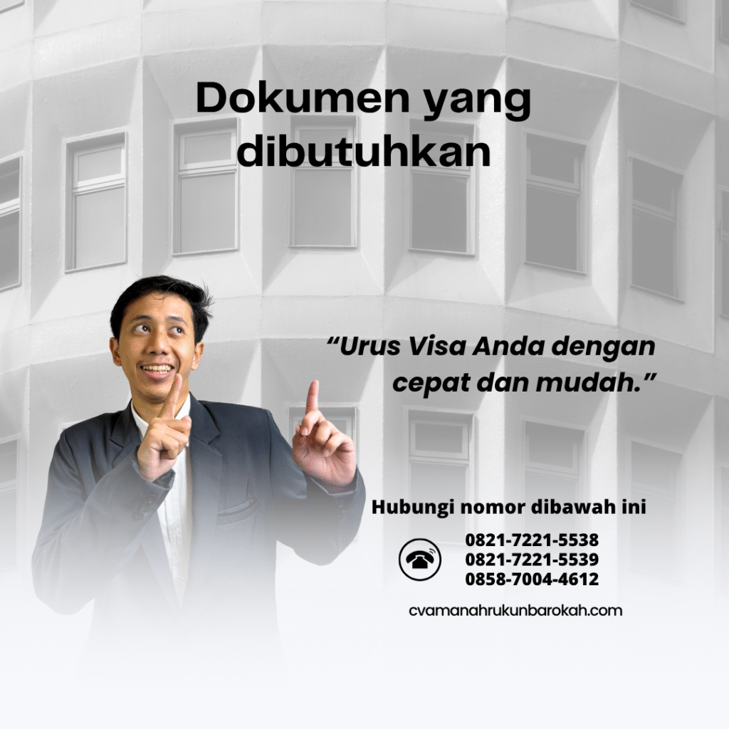 Dokumen yang dibutuhkankami perpanjangan dan pengambilan visa arab saudi