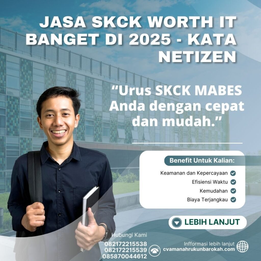 Jasa skck worth it banget di 2025 kata netizen
