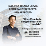 Jasa visa belajar latvia resmi dan terpercaya 99% approved