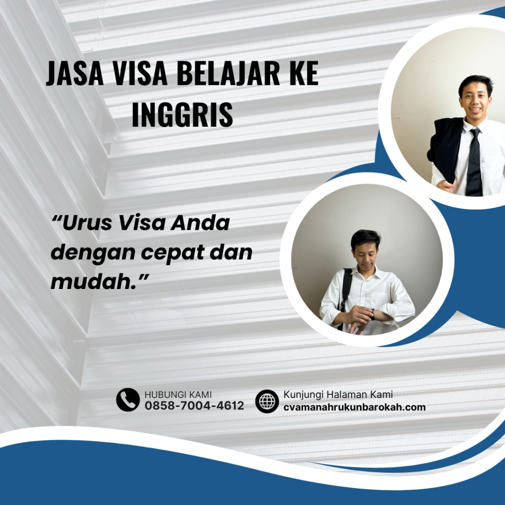 Jasa visa belajar ke inggris