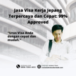 Jasa visa kerja jepang terpercaya dan cepat 99% approved