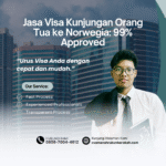Jasa visa kunjungan orang tua ke norwegia 99% approved