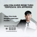 Jasa visa kurir resmi turki terpecaya 99% approved