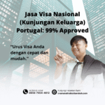 Jasa visa nasional (kunjungan keluarga) portugal 99% approved