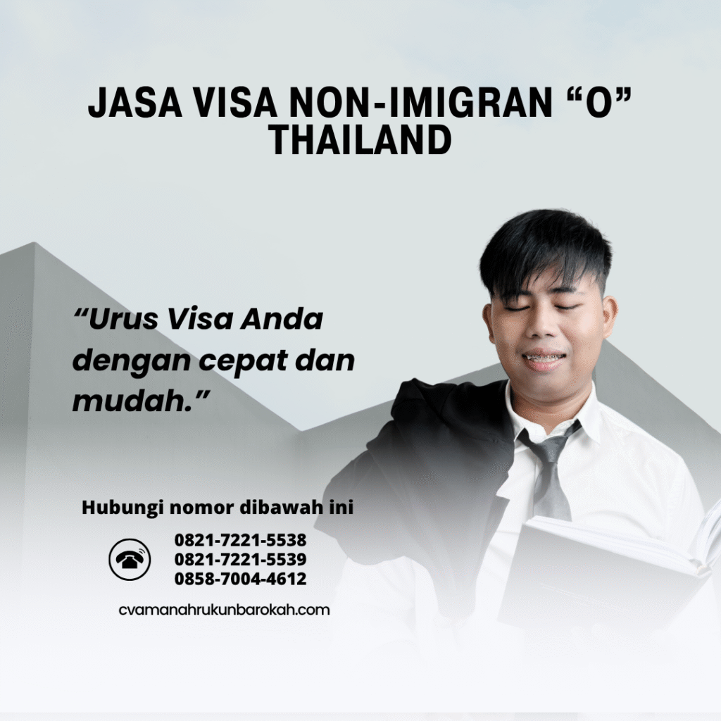 Jasa visa non imigran “o” thailand