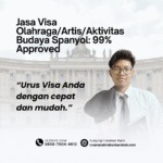 Jasa visa olahragaartisaktivitas budaya spanyol 99% approved
