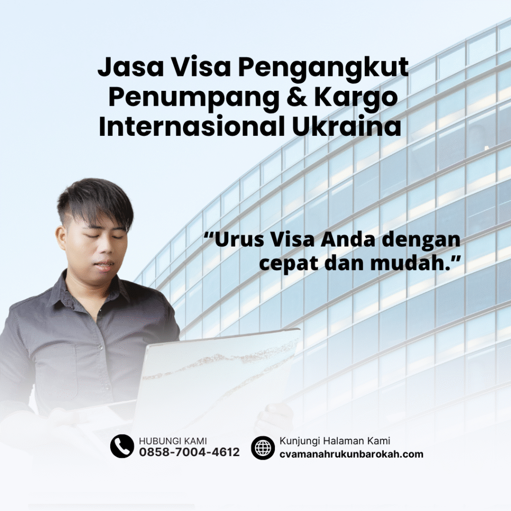 Jasa visa pengangkut penumpang & kargo internasional ukraina