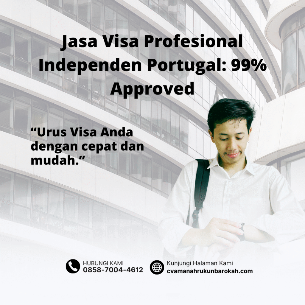 Jasa visa profesional independen portugal 99% approved
