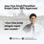 Jasa visa studipenelitian ilmiah ceko 99% approved
