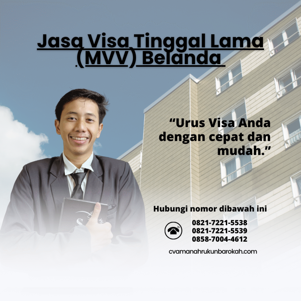 Jasa visa tinggal lama (mvv) belanda