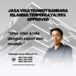 Jasa visa transit bandara islandia terpercaya 99% approved