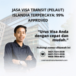 Jasa visa transit (pelaut) islandia terpercaya 99% approved