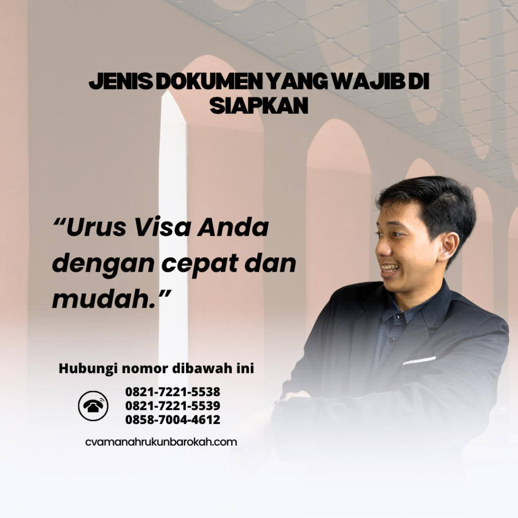 Jenis Dokumen yang Wajib Di siapkan Jenis dokumen yang wajib di siapkan