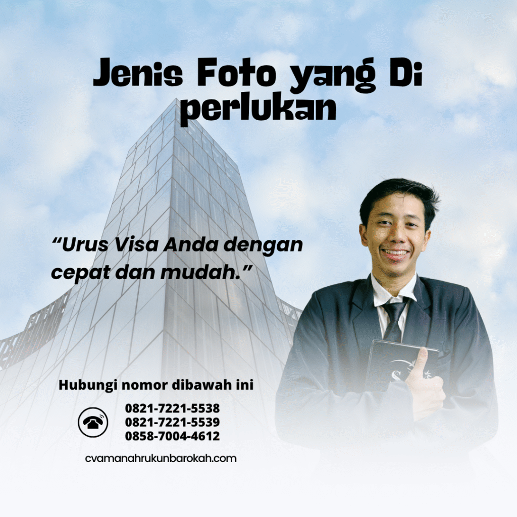 Jenis foto yang di perlukan