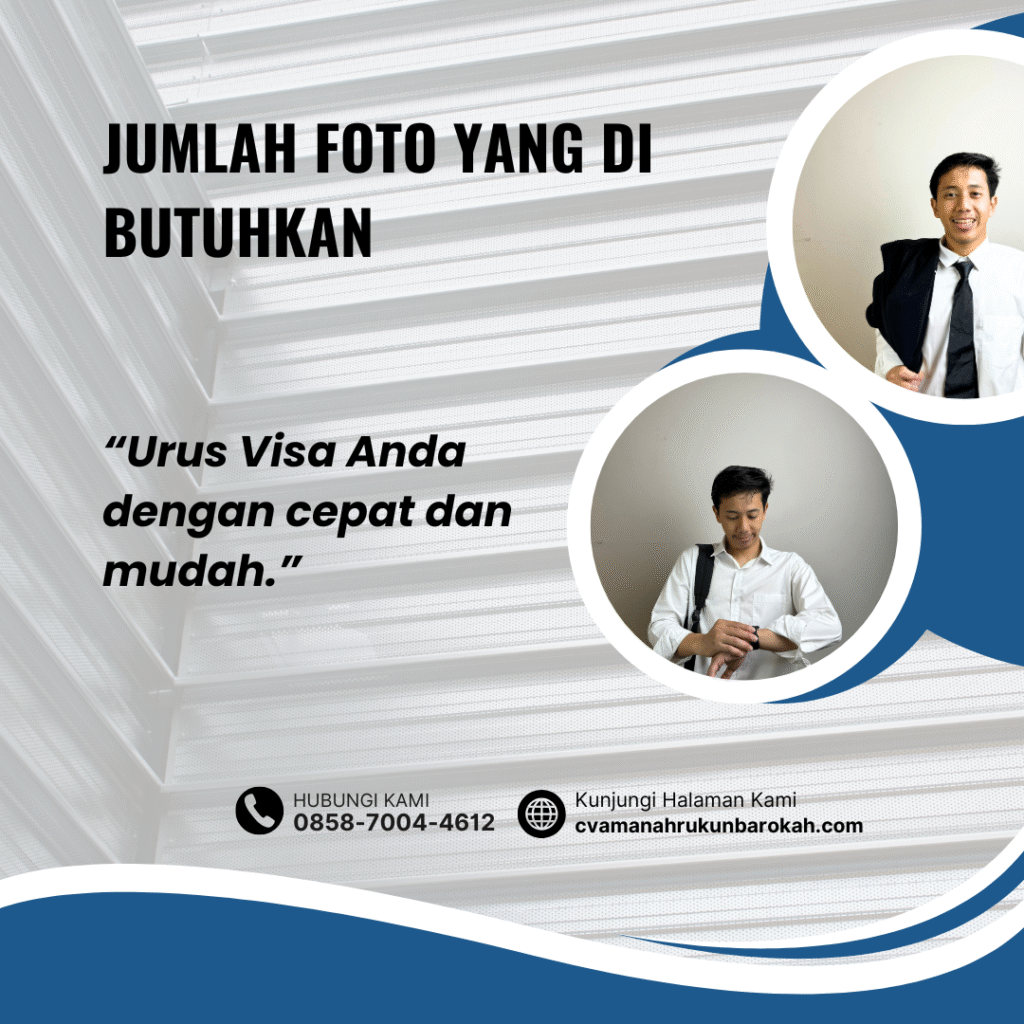 Jumlah foto yang di butuhkan