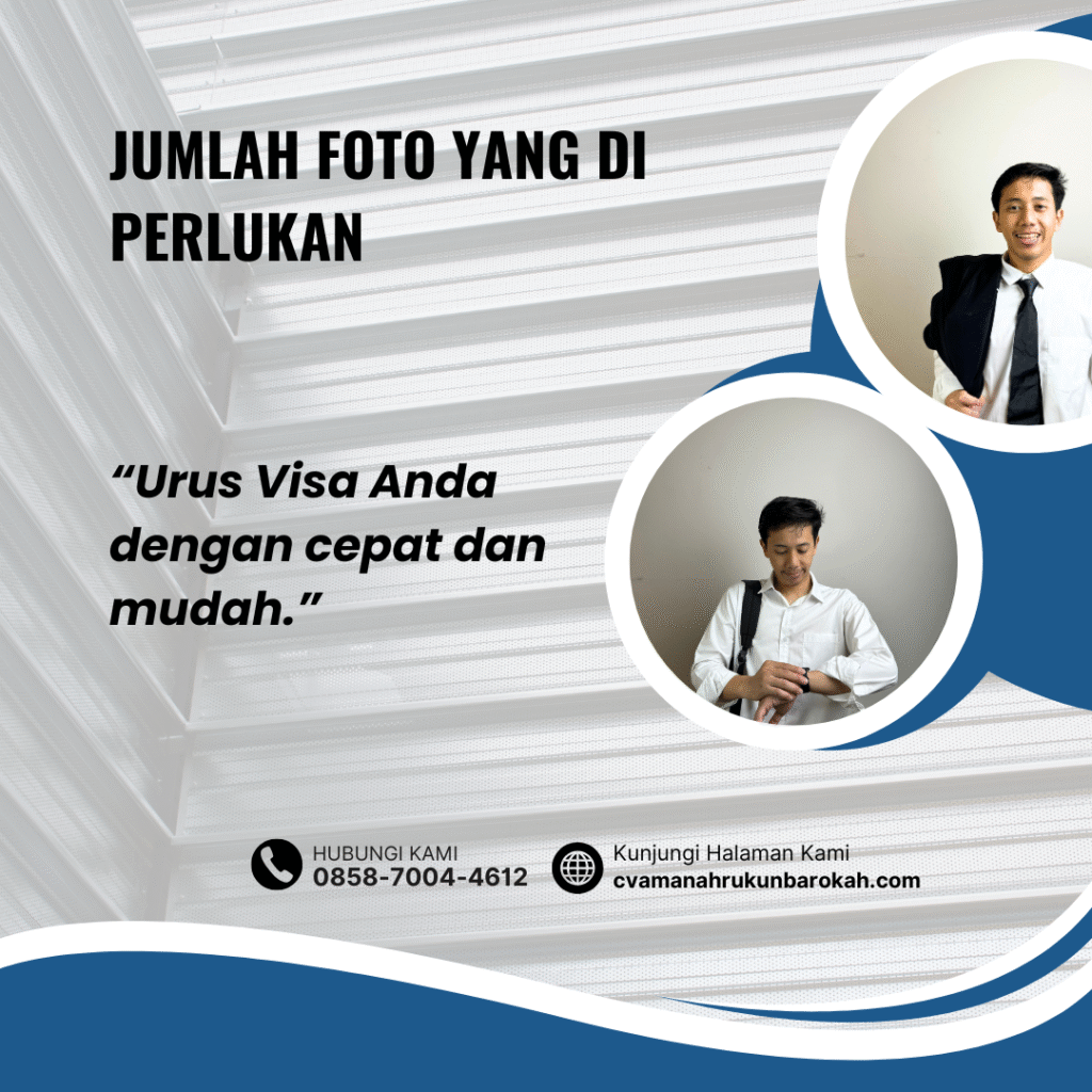 Jumlah foto yang di perlukan