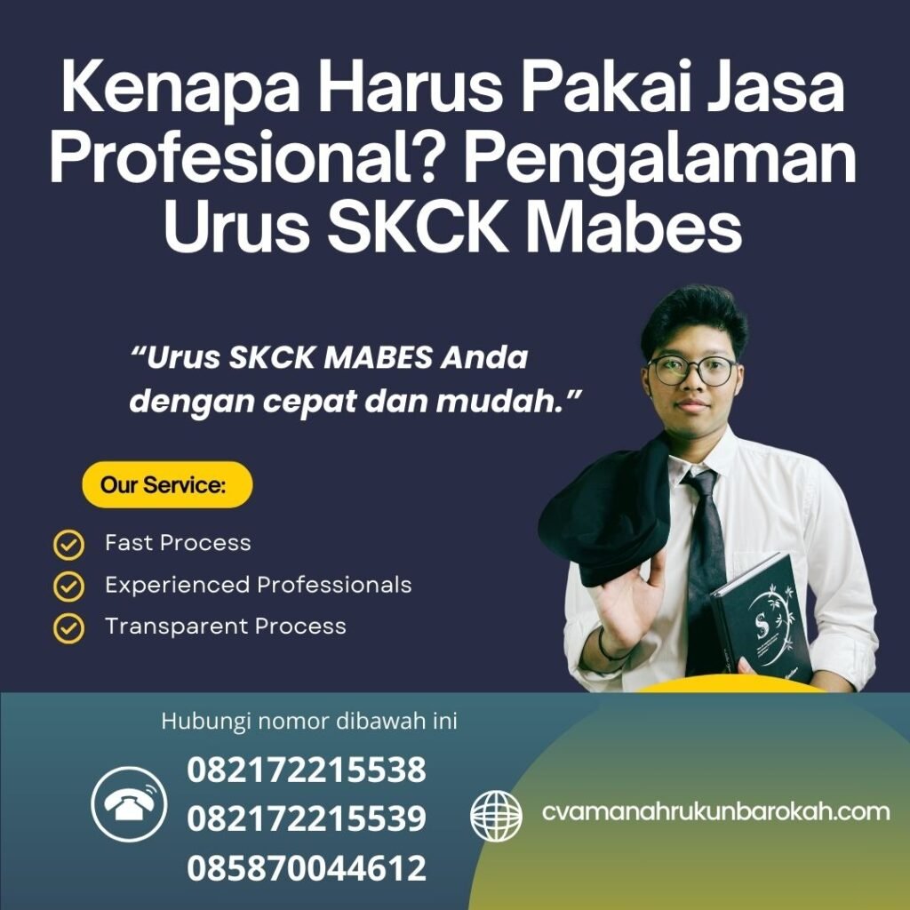Kenapa Harus Pakai Jasa Profesional Pengalaman Urus SKCK Mabes Kenapa harus pakai jasa profesional pengalaman urus skck mabes