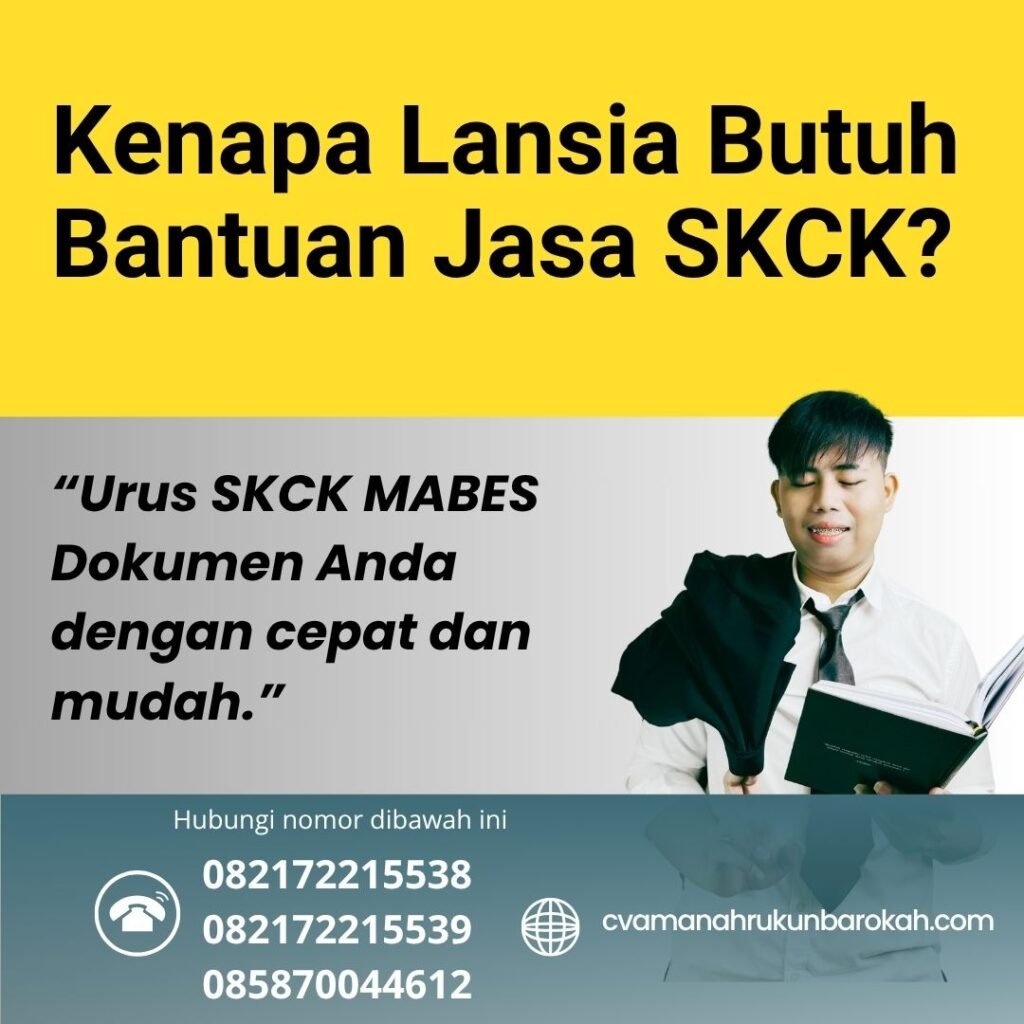 Kenapa lansia butuh bantuan jasa skck