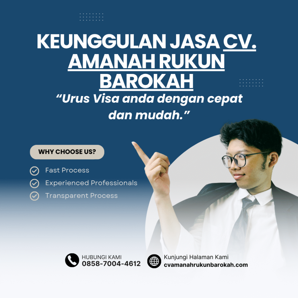 Keunggulan Jasa CV. Amanah Rukun BarokahPengajuan Visa Jurnalis dan Media Amerika Keunggulan jasa cv. amanah rukun barokahpengajuan visa jurnalis dan media amerika