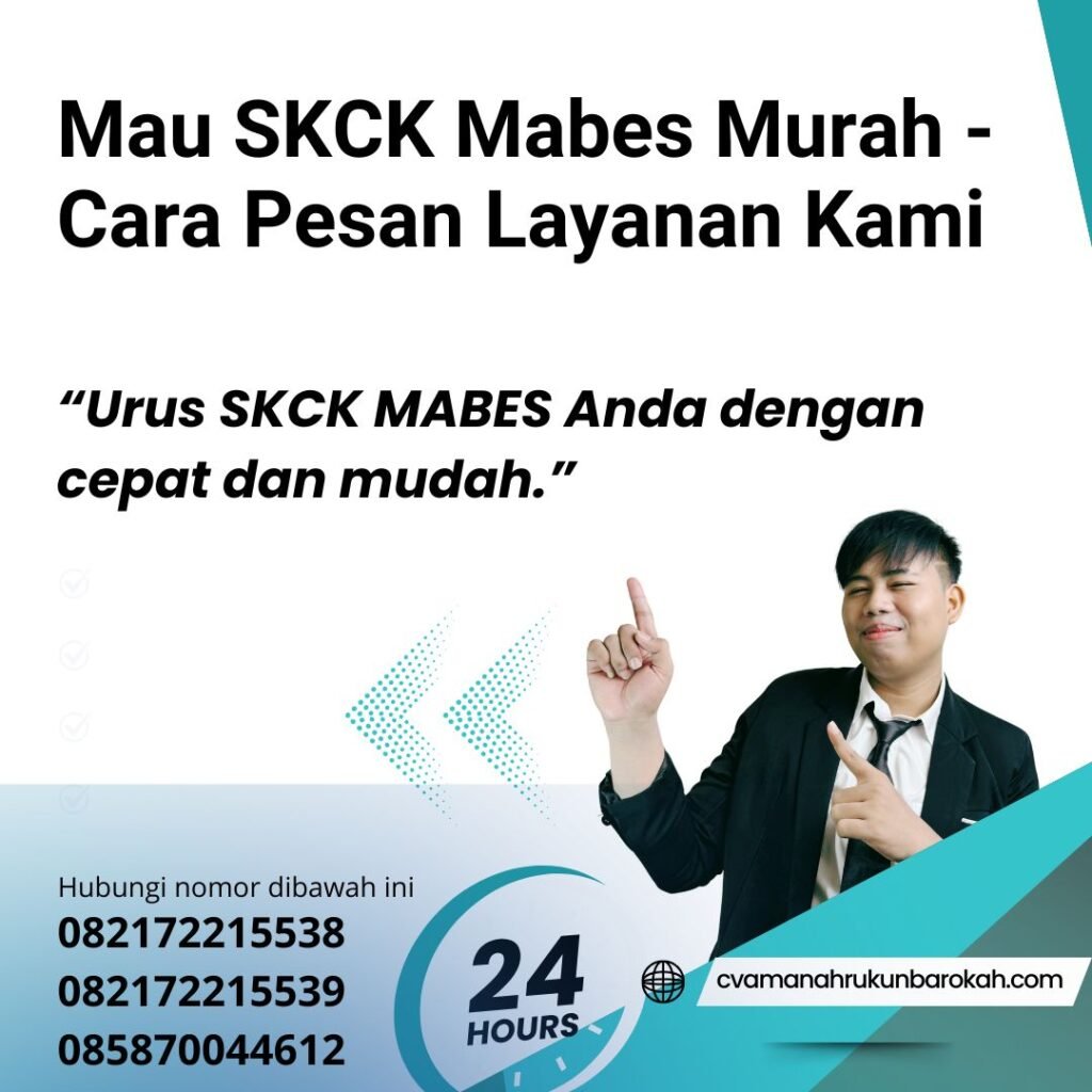 Mau SKCK Mabes Murah - Cara Pesan Layanan Kami Mau skck mabes murah cara pesan layanan kami