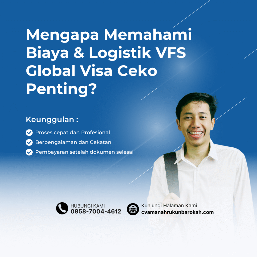 Mengapa memahami biaya & logistik vfs global visa ceko penting