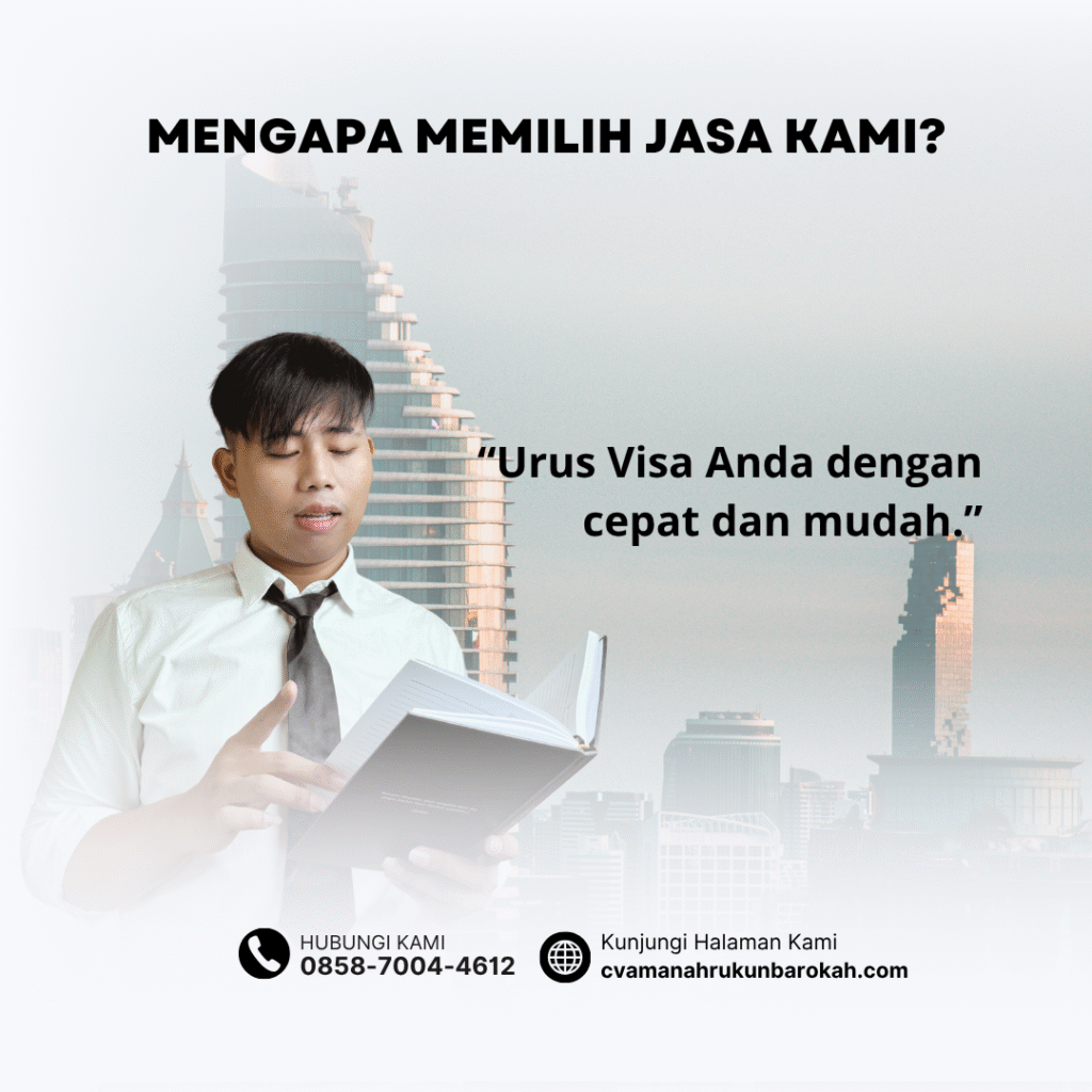 Mengapa memilih jasa kamiitu visa tujuan keagamaan jangka panjang ke italiacv. amanah rukun barokah di percaya banyak klienlama waktu pengerjaan e visa azerbaijan