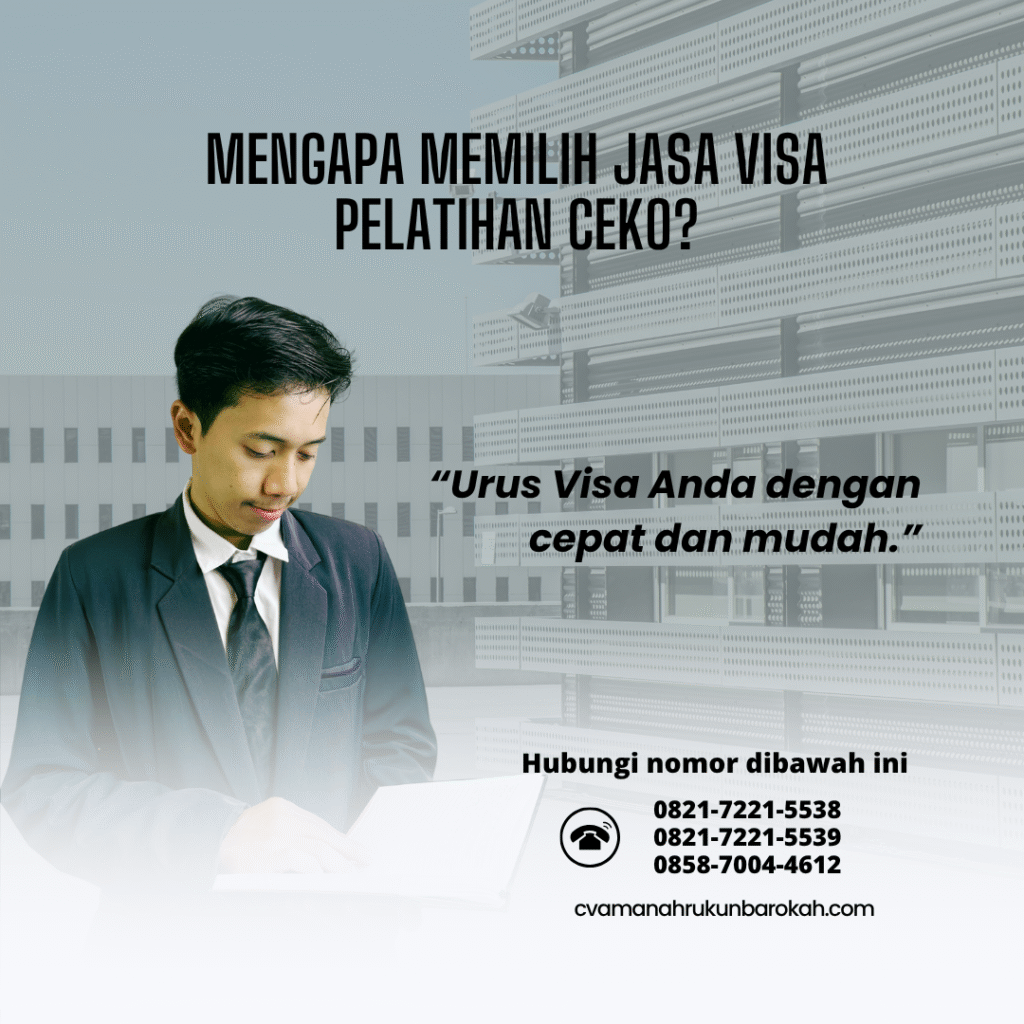 Mengapa memilih jasa visa pelatihan ceko