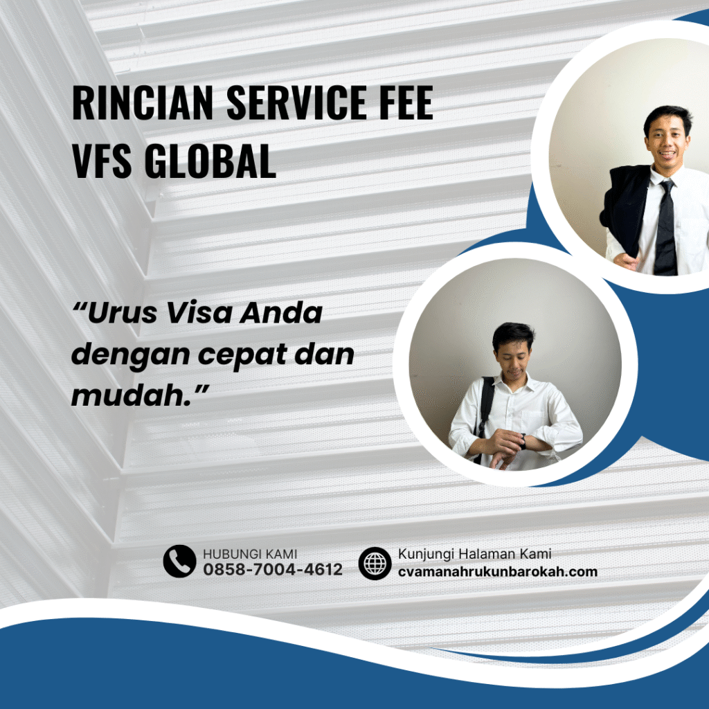 Rincian service fee vfs global
