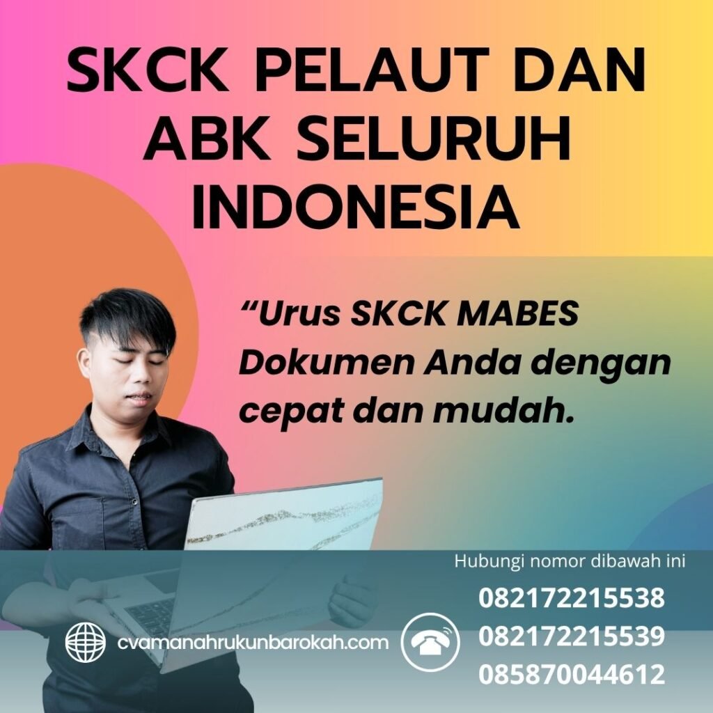 Skck pelaut dan abk seluruh indonesia
