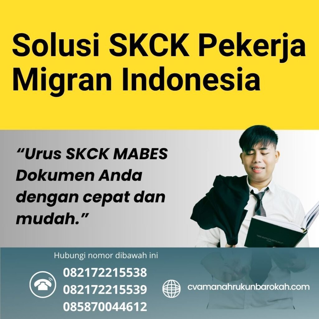 Solusi skck pekerja migran indonesia