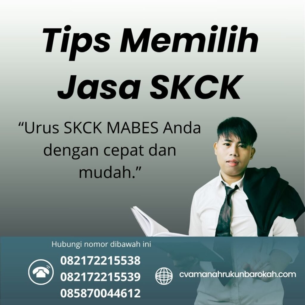 Tips memilih jasa skck