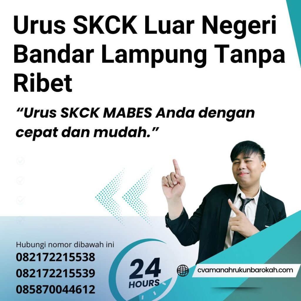 Urus skck luar negeri bandar lampung tanpa ribet