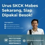 Urus skck mabes sekarang, siap dipakai besok!