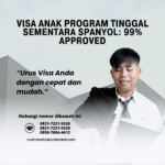 Visa anak program tinggal sementara spanyol 99% approved