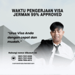 Waktu pengerjaan visa jerman 99% approved