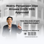 Waktu pengerjaan visa kroasia 2025 99% approved
