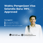 Waktu pengerjaan visa selandia baru 99% approved