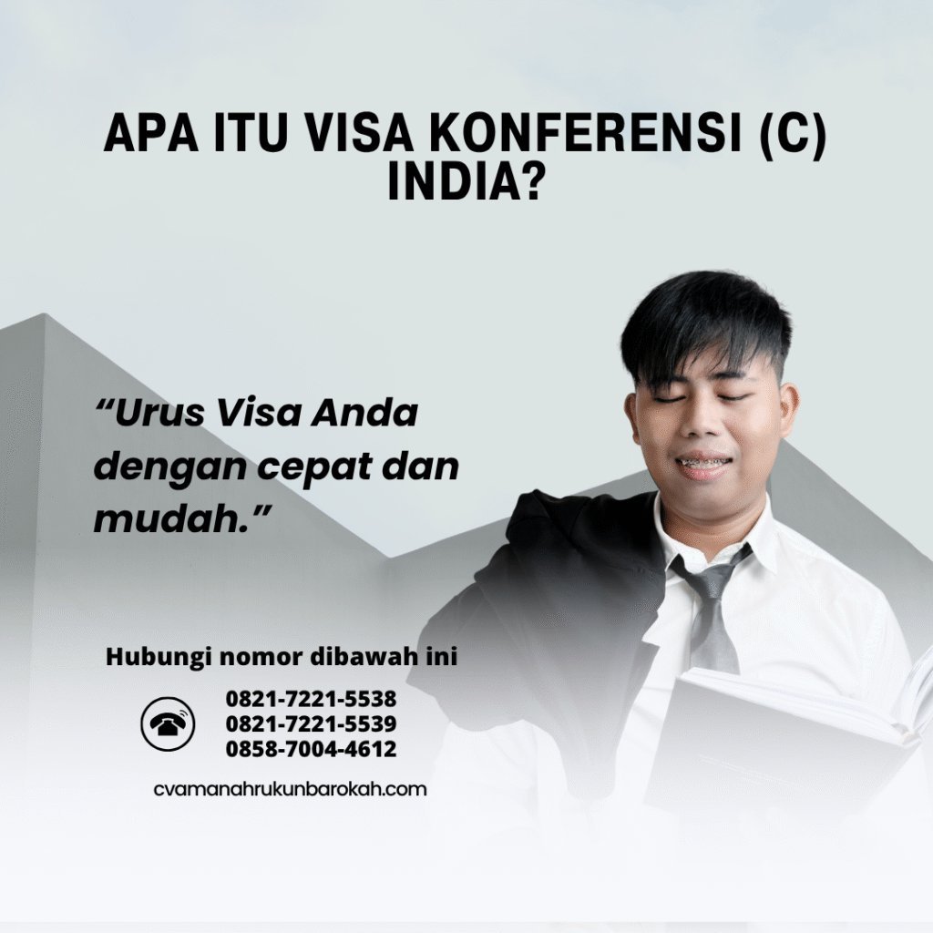 Apa itu visa konferensi (c) india