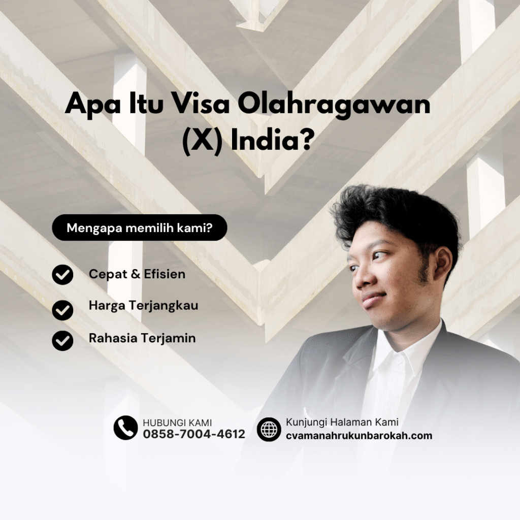 Apa itu visa olahragawan (x) india
