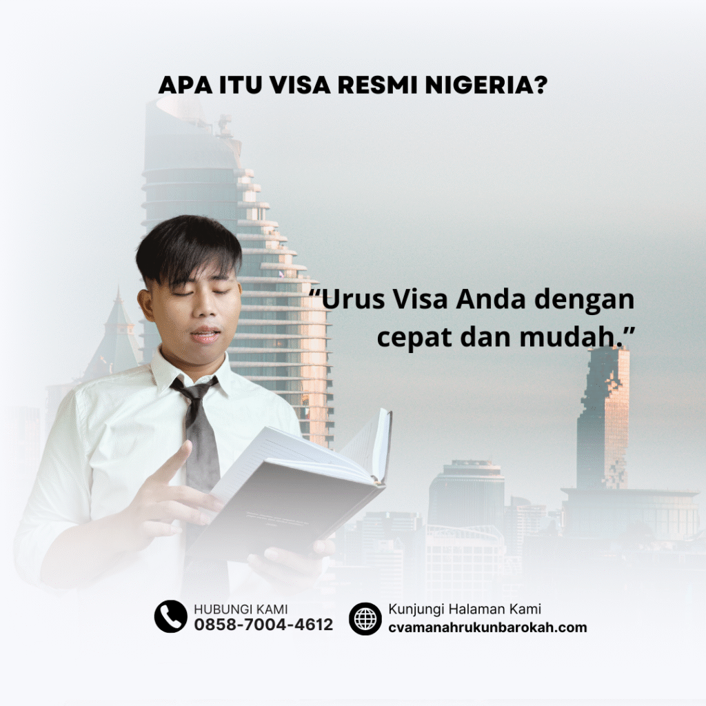 Apa itu visa resmi nigeria