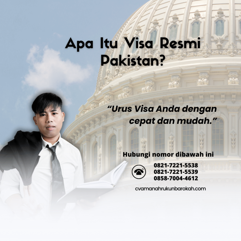 Apa itu visa resmi pakistan
