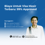 Biaya untuk visa mesir terbaru 99% approved