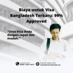 Biaya untuk visa bangladesh terbaru 99% approved