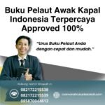 Buku pelaut awak kapal indonesia terpercaya approved 100%