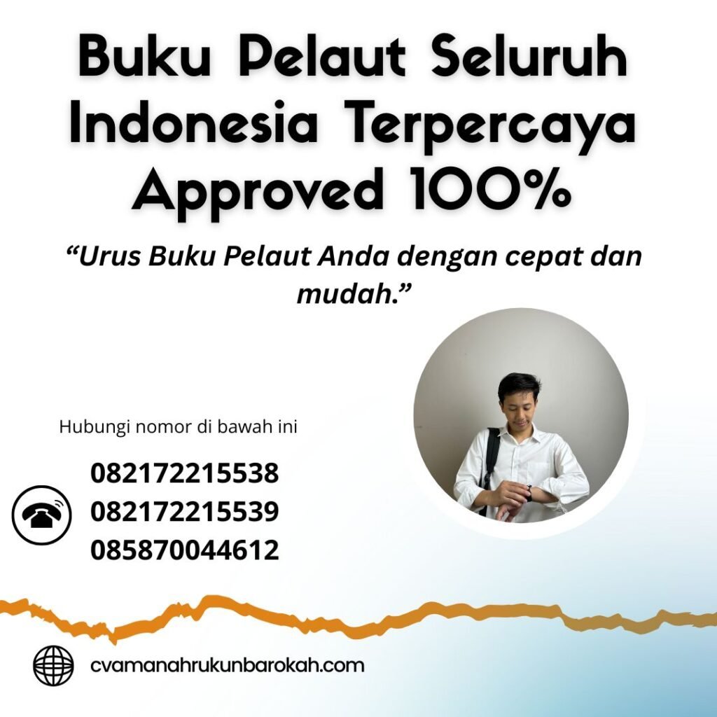 Buku pelaut seluruh indonesia terpercaya approved 100% (1)