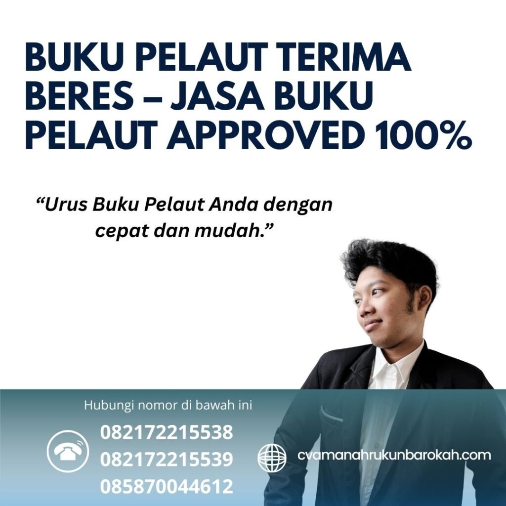 Buku pelaut terima beres – jasa buku pelaut approved 100%