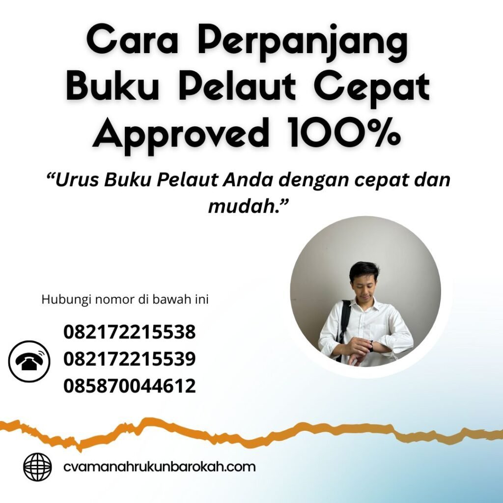 Cara perpanjang buku pelaut cepat approved 100% (1)