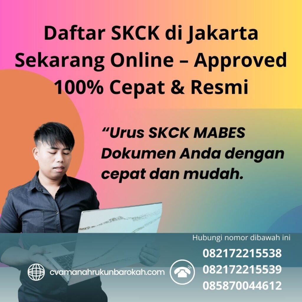 Daftar SKCK di Jakarta Sekarang Online – Approved 100% Cepat & Resmi Daftar skck di jakarta sekarang online – approved 100% cepat & resmi