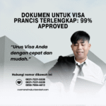 Dokumen untuk visa prancis terlengkap 99% approved