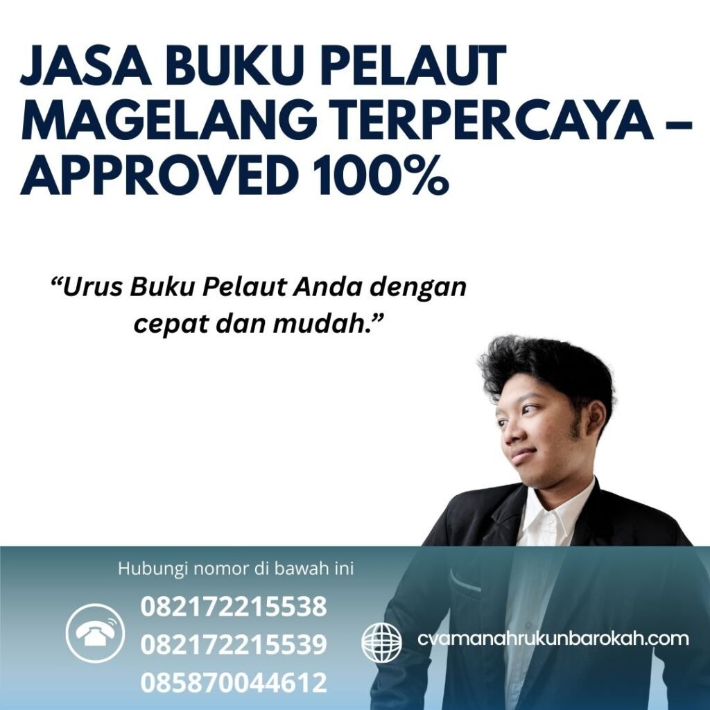 Jasa buku pelaut magelang terpercaya – approved 100%